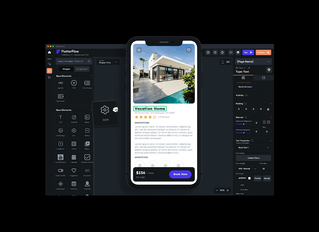 FlutterFlowi screenshot