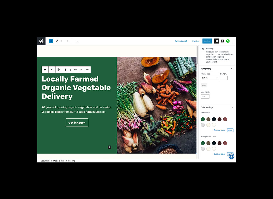 Wordpress Screenshot