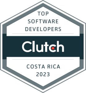 Clutch badge Top Software developers Costa Rica 2023