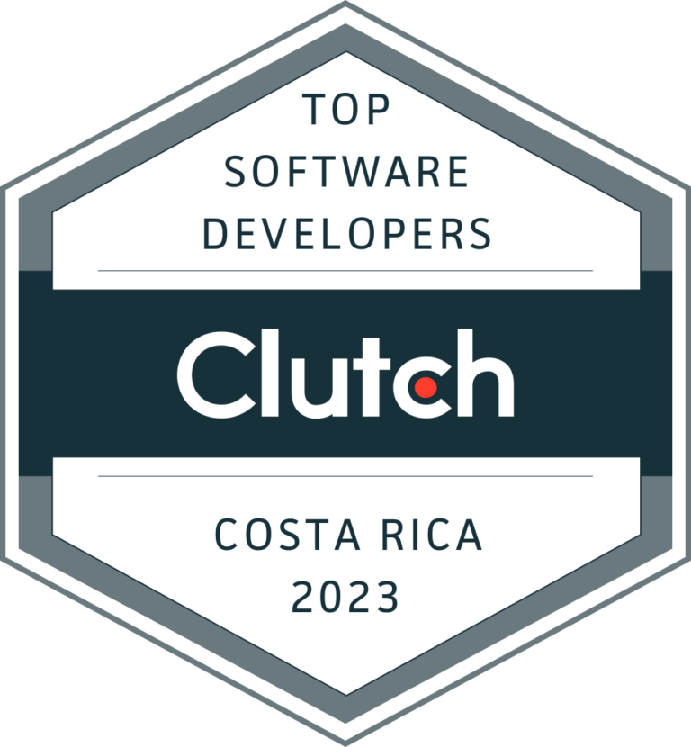 Clutch badge Top Software developers Costa Rica 2023